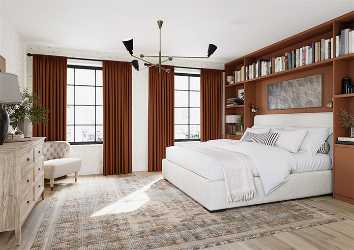 Ascot, Terracotta - Made to Measure Curtains - Image 7